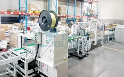 文房具箱詰め製造ライン