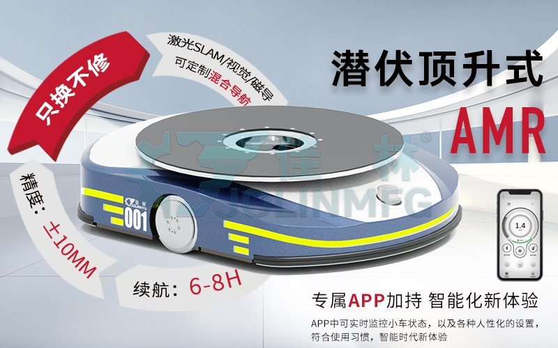 旋轉(zhuǎn)頂升搬運(yùn)AMR